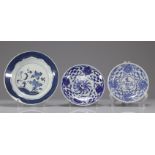 Lot of blue white porcelain