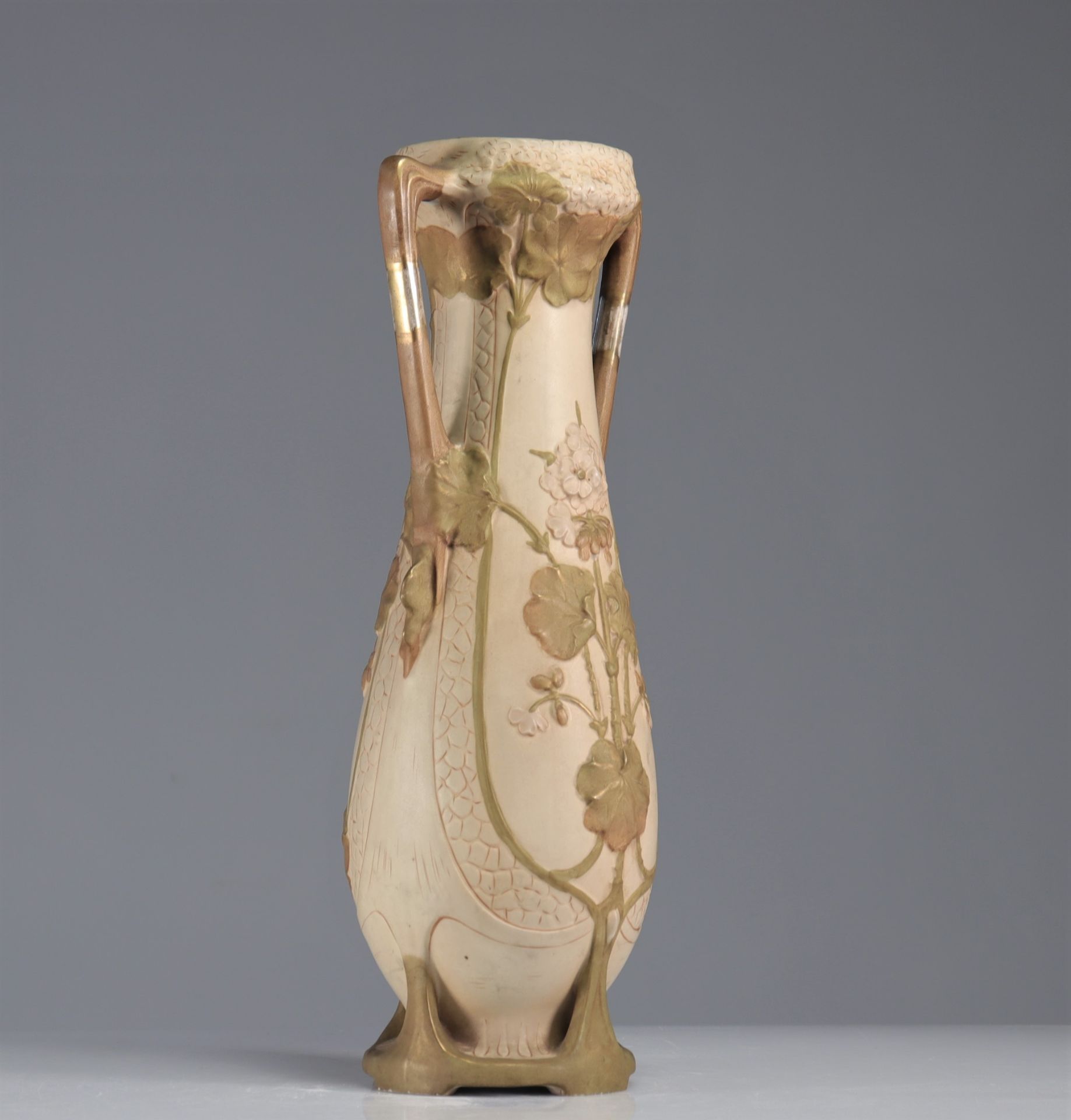 Royal Dux Art Nouveau Vase - Bild 2 aus 4