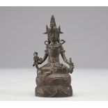 18th Century Indonesian Bronze Buddha