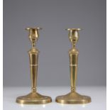 Pair of Charles X candlesticks