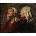 Oil on canvas portraits of 19th century women