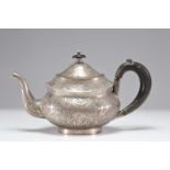 Sterling silver teapot for the 19th century Persian market