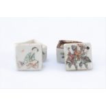 Chinese porcelain covered boxes