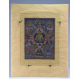 Tibetan tanka buddha painting