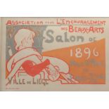 Emile BERCHMANS (1867-1947), Print, color poster, Imp. A. Benard, Liege "Association for the encoura