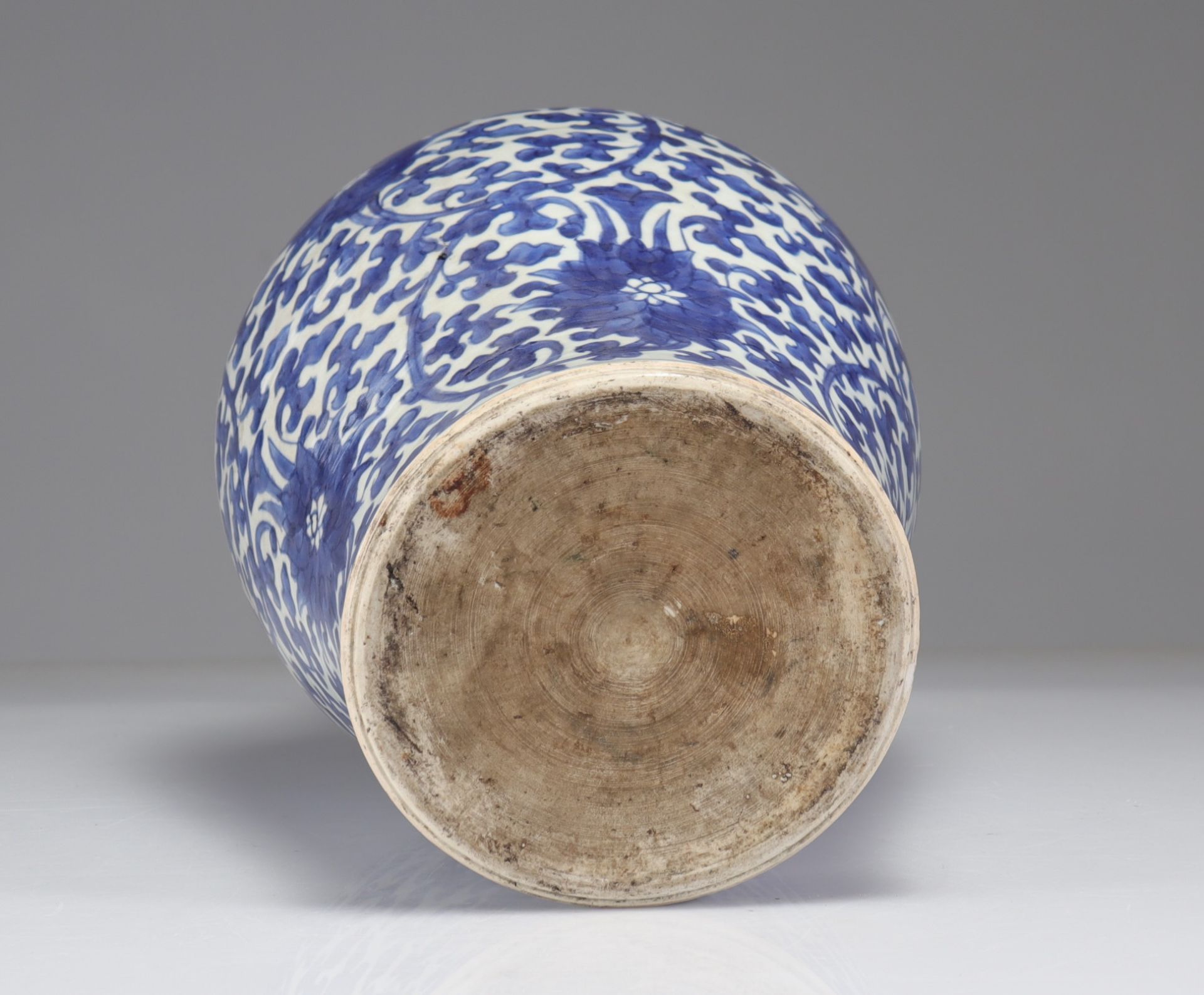 Kangxi blue white covered pot - Bild 5 aus 6