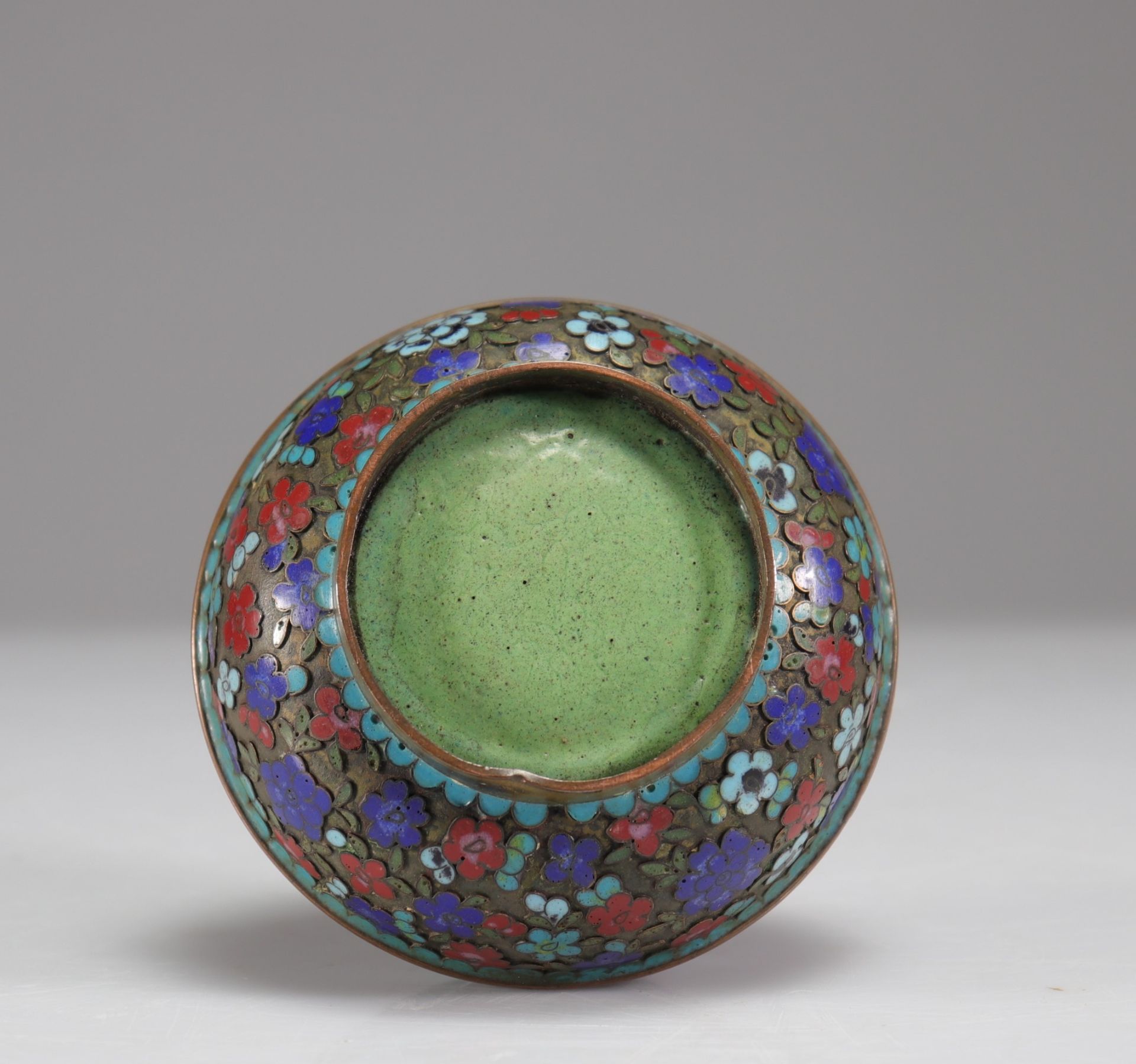 Box covered in cloisonne bonze - Image 4 of 4