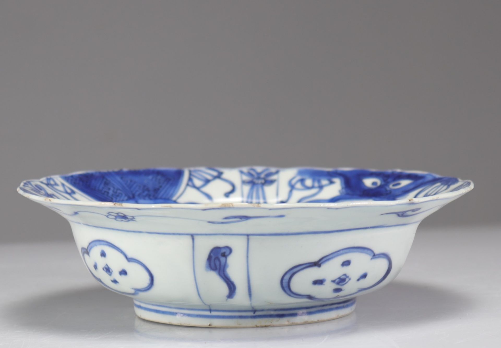 17th century blue white porcelain dish - Bild 2 aus 4