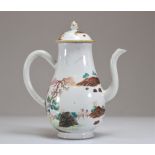 18th century famille rose porcelain teapot landscape decor