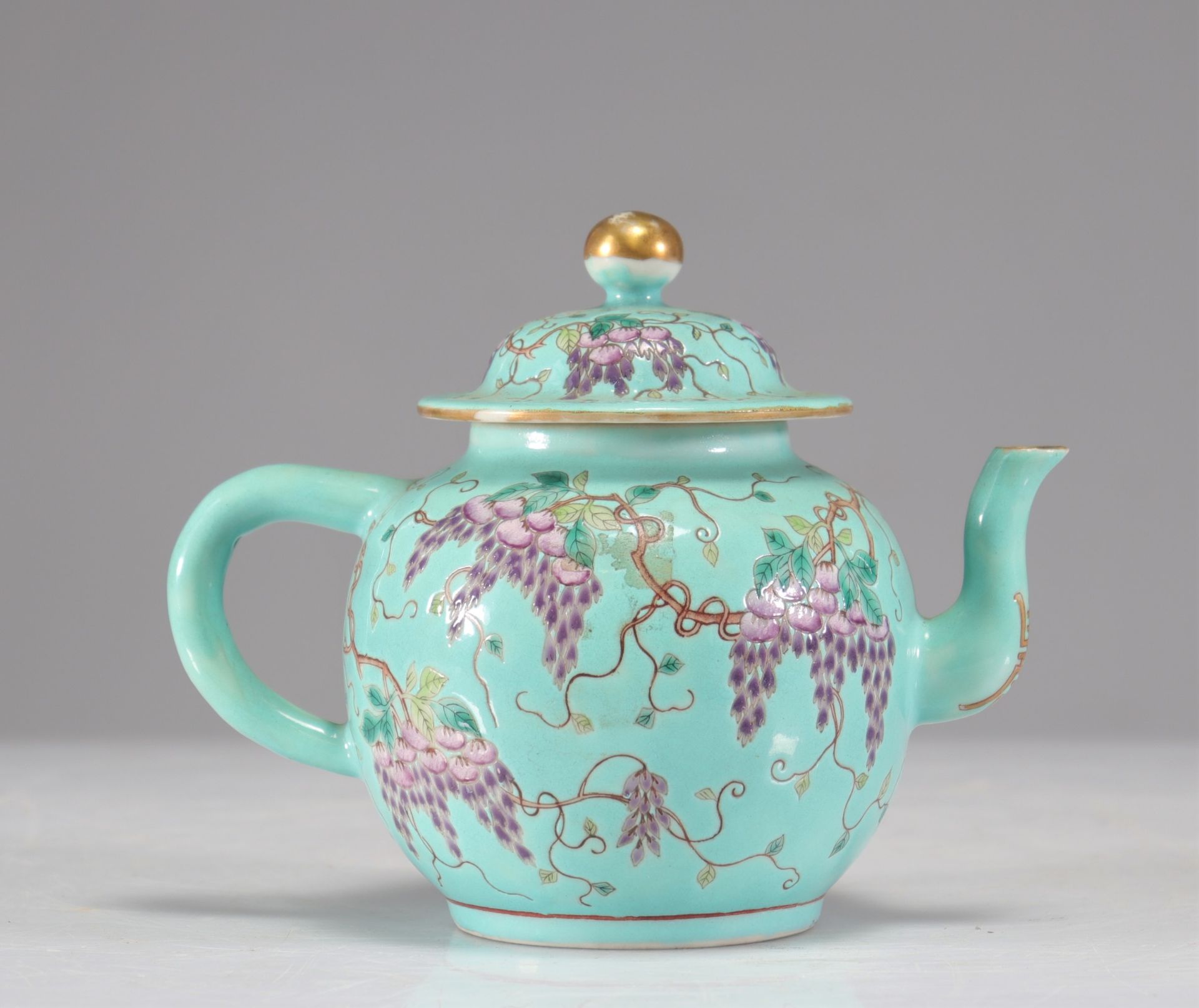 Guangxu mark and period porcelain teapot - Image 2 of 6