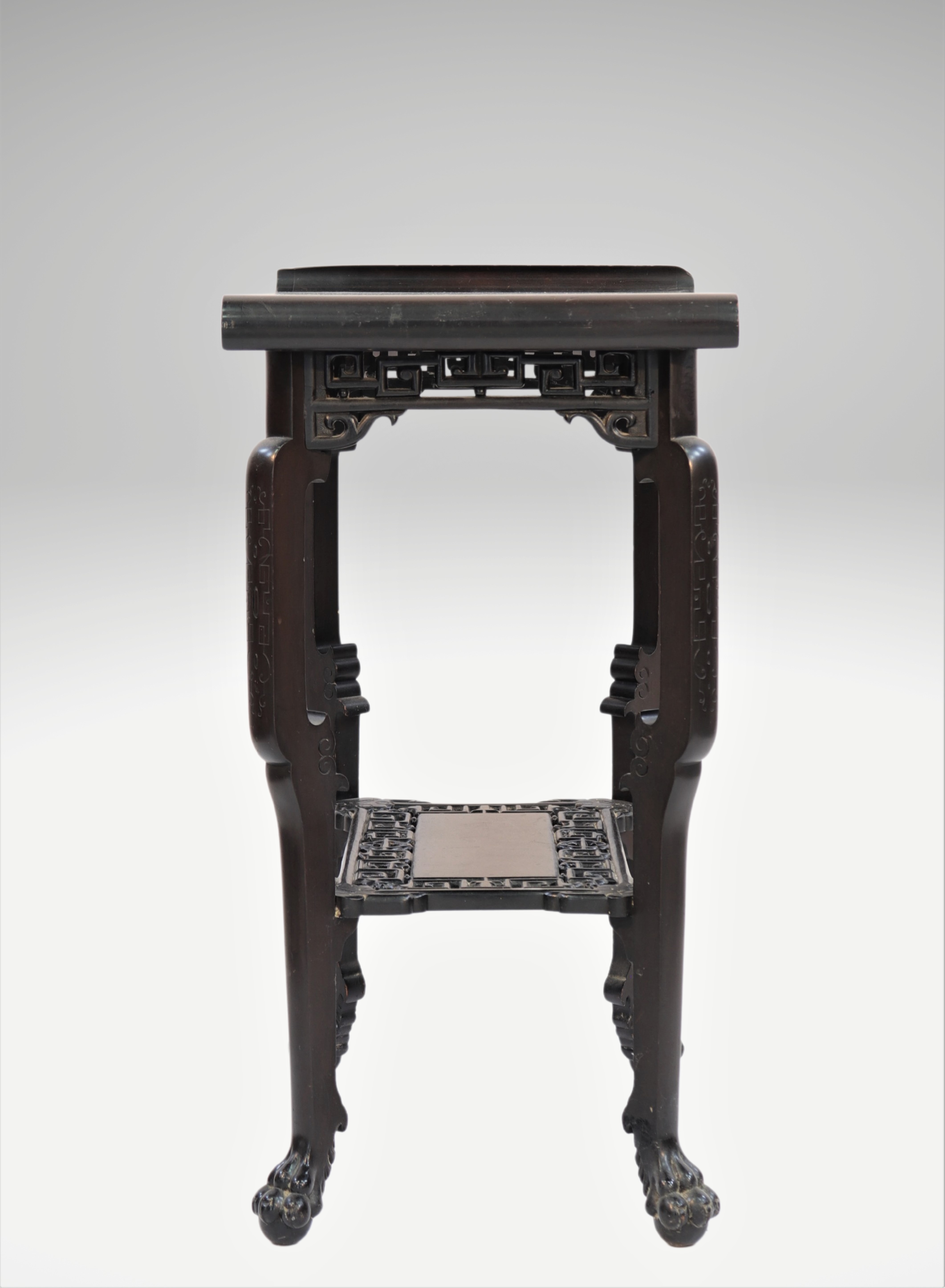 Qing Period Chinese Work Wooden Table - Image 2 of 4