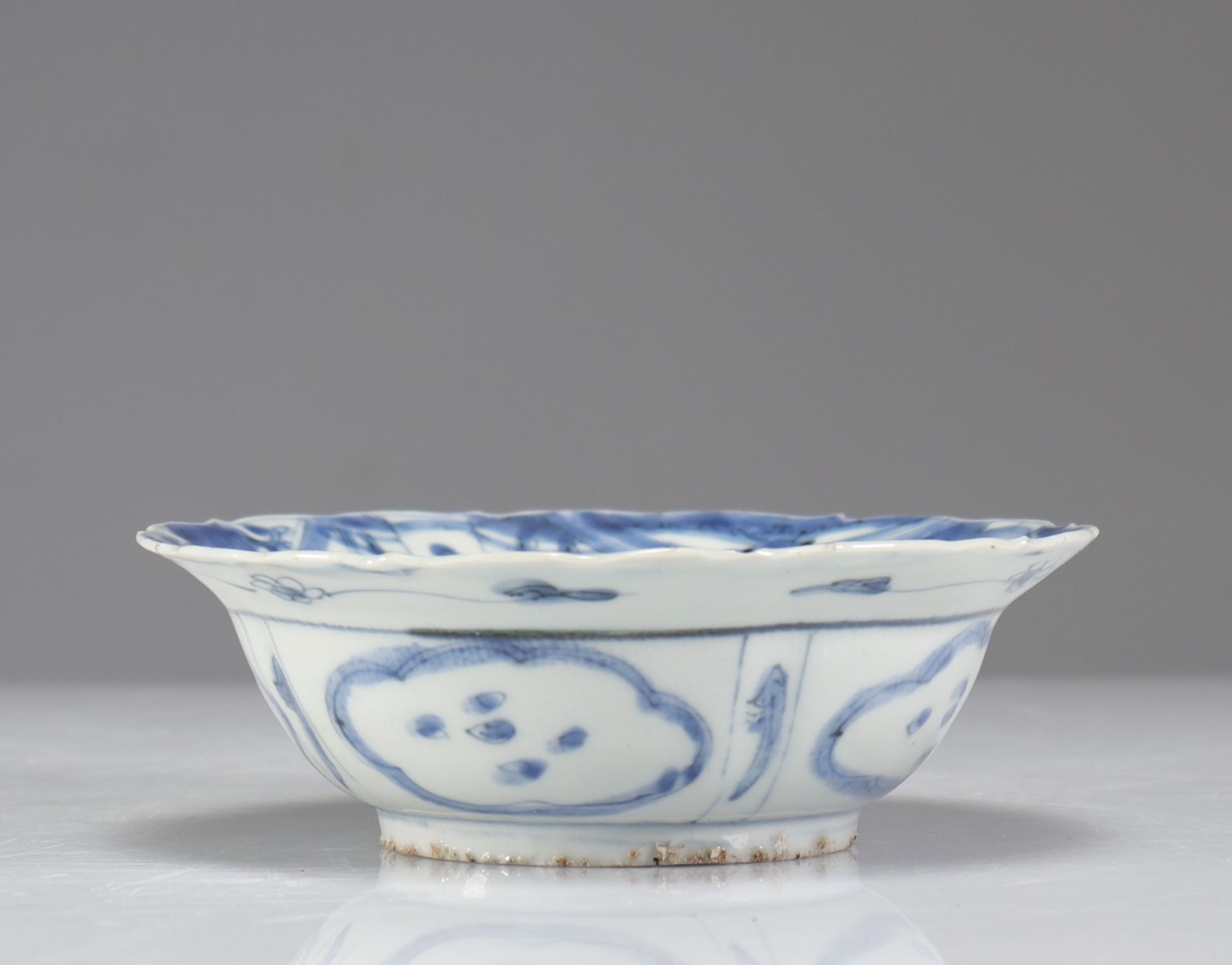 Ming Period Blue White Plate - Bild 2 aus 4