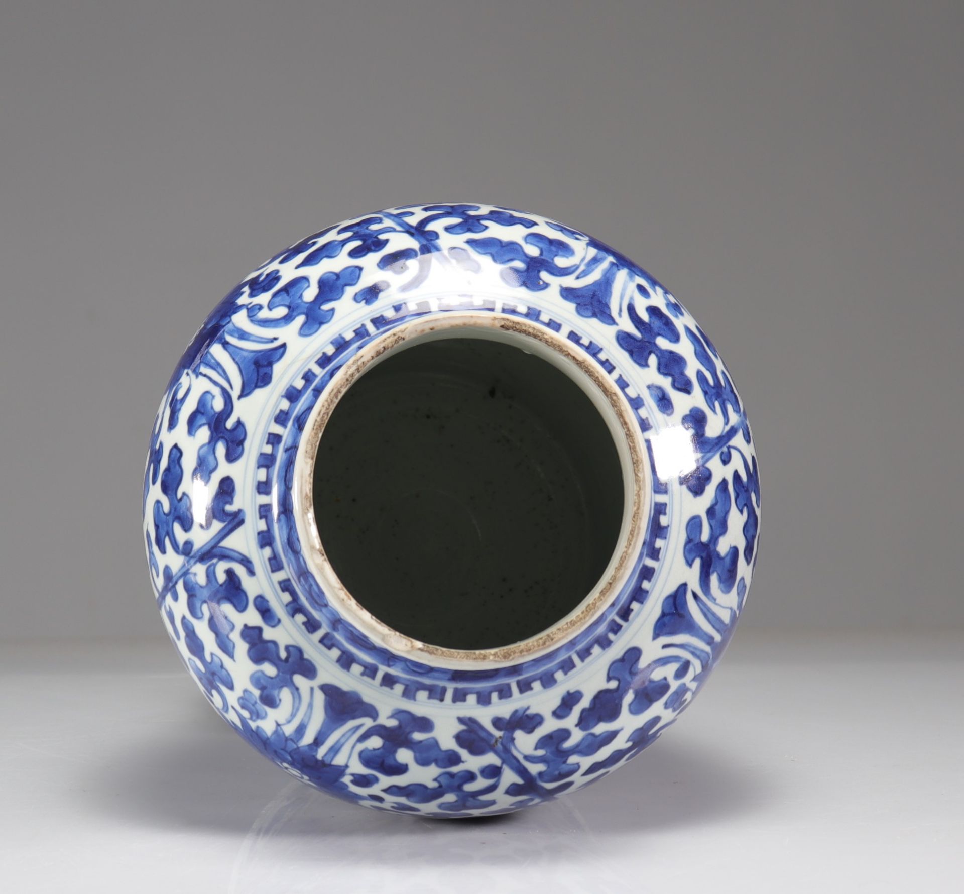 Kangxi blue white covered pot - Bild 4 aus 6
