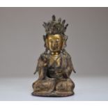 Ming Period Gilt Bronze Buddha