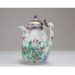 Kangxi period famille verte porcelain chocolatier