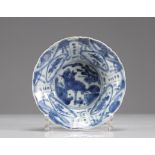 Ming Period Blue White Plate
