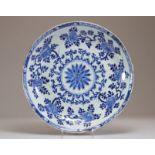 Kangxi Blue White Large Porcelain Dish