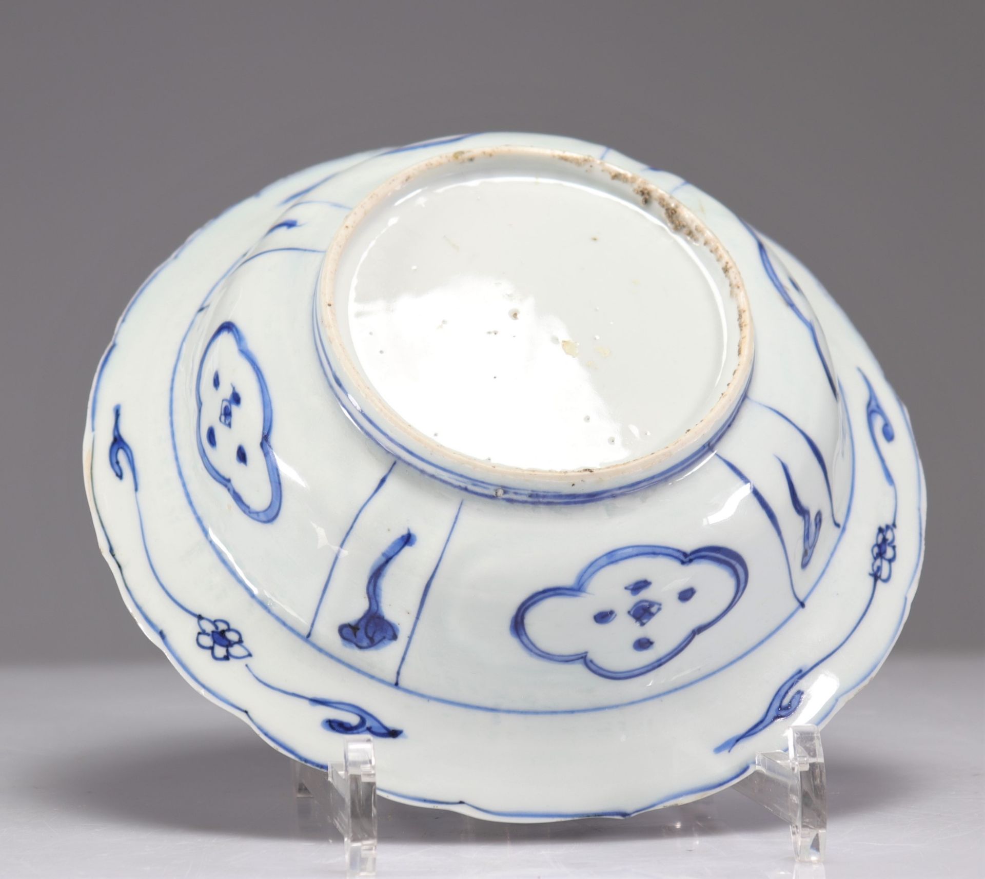 17th century blue white porcelain dish - Bild 3 aus 4