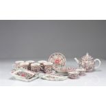 18th century famille rose porcelain tea service (16p)