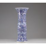 Large blue white Chinese porcelain vase
