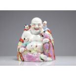 Chinese porcelain Buddha and children