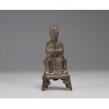 Ming period bronze statue