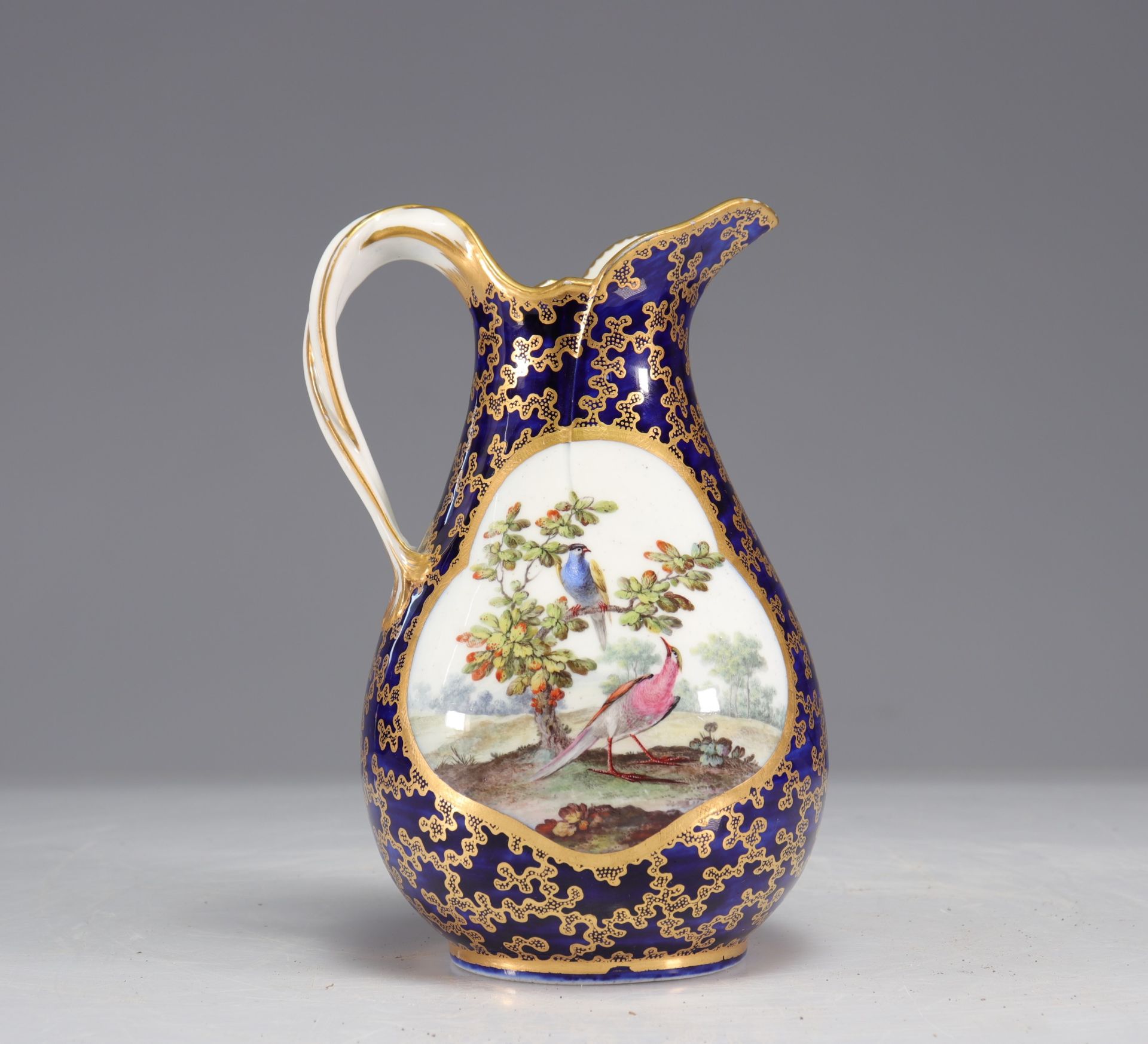 Exceptional jug and basin in Sevres porcelain 1765, painter Chapuis Aine - Bild 2 aus 13