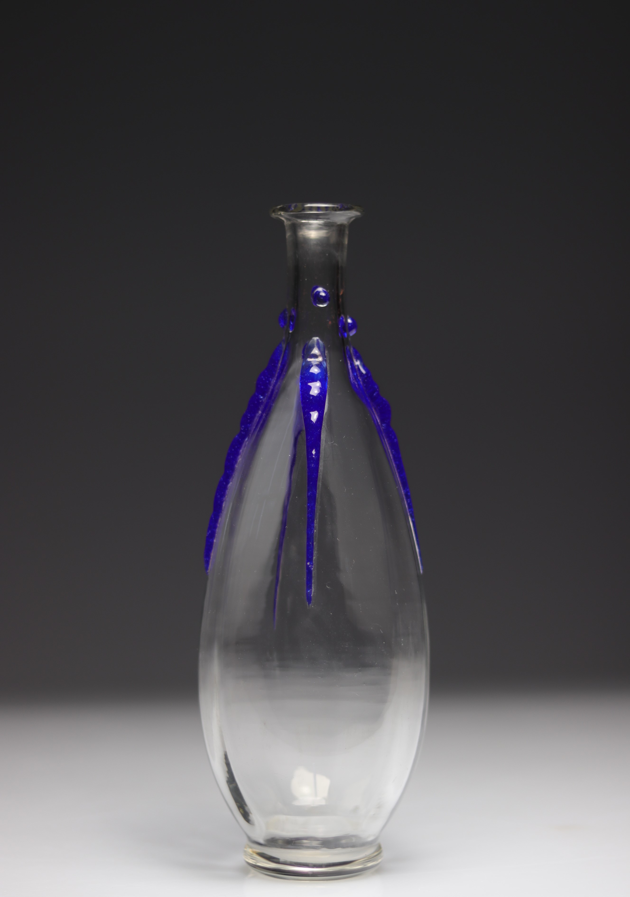 Daum Nancy vase with applications - Image 3 of 3