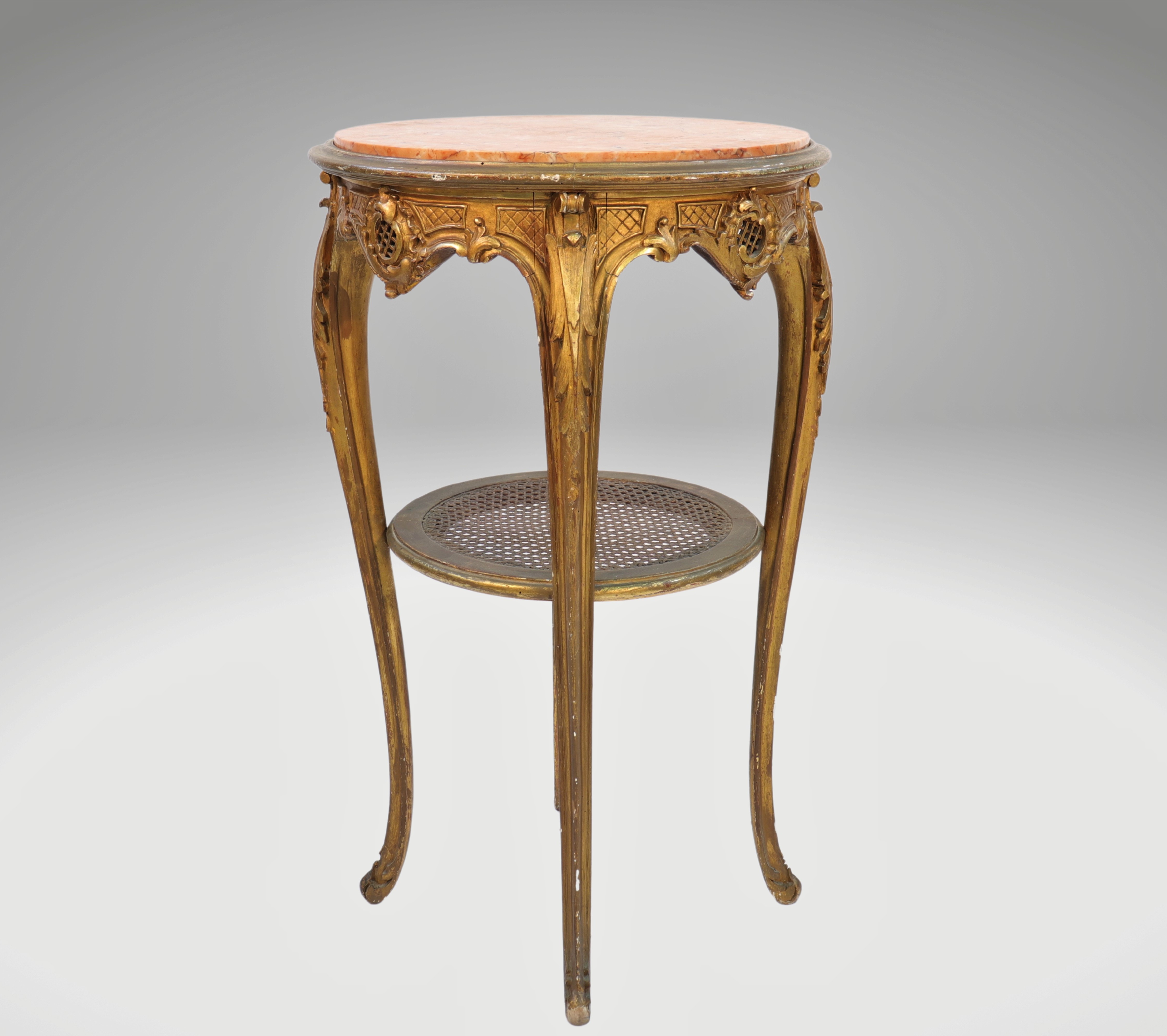 Louis XV bolster in gilded wood - Image 2 of 3