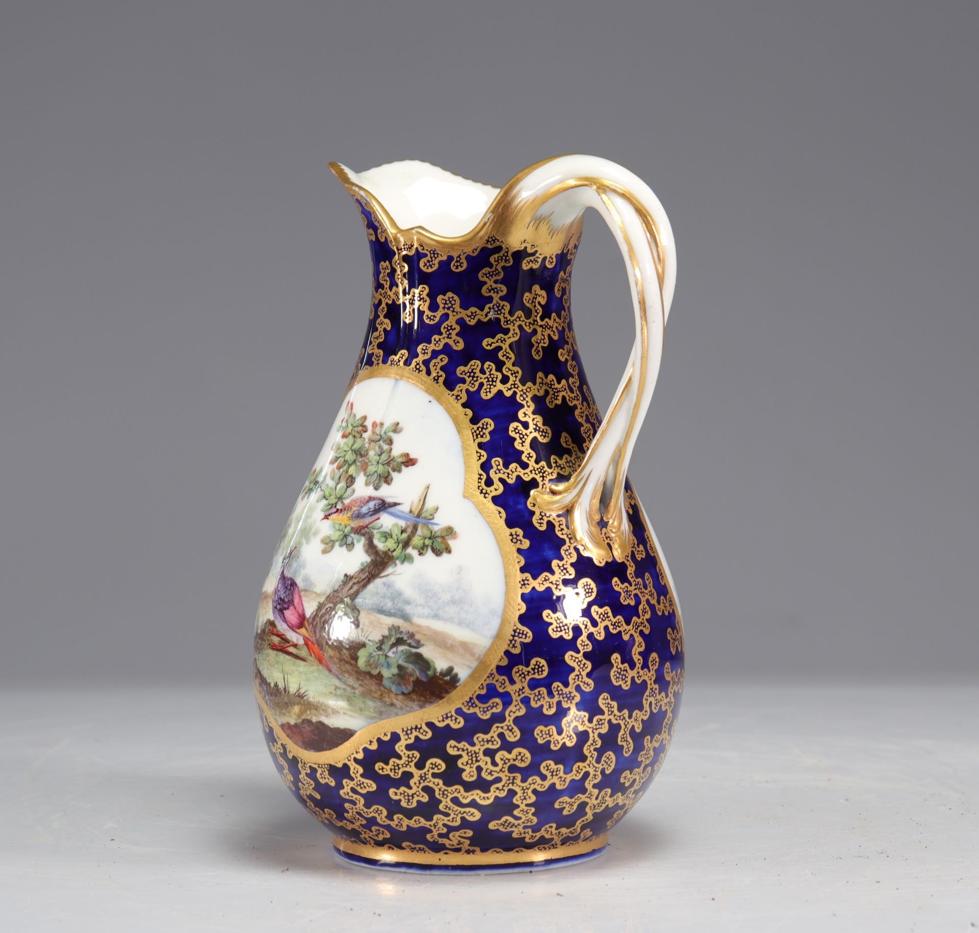 Exceptional jug and basin in Sevres porcelain 1765, painter Chapuis Aine - Bild 10 aus 13