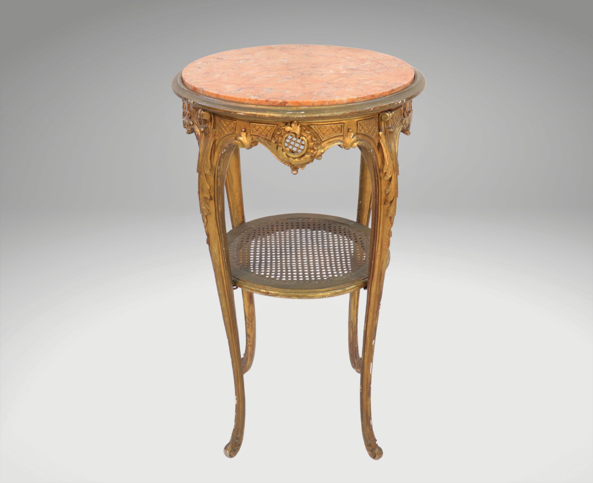 Louis XV bolster in gilded wood - Image 3 of 3
