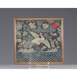 Embroidered rank insignia named Kesi - China Qing period