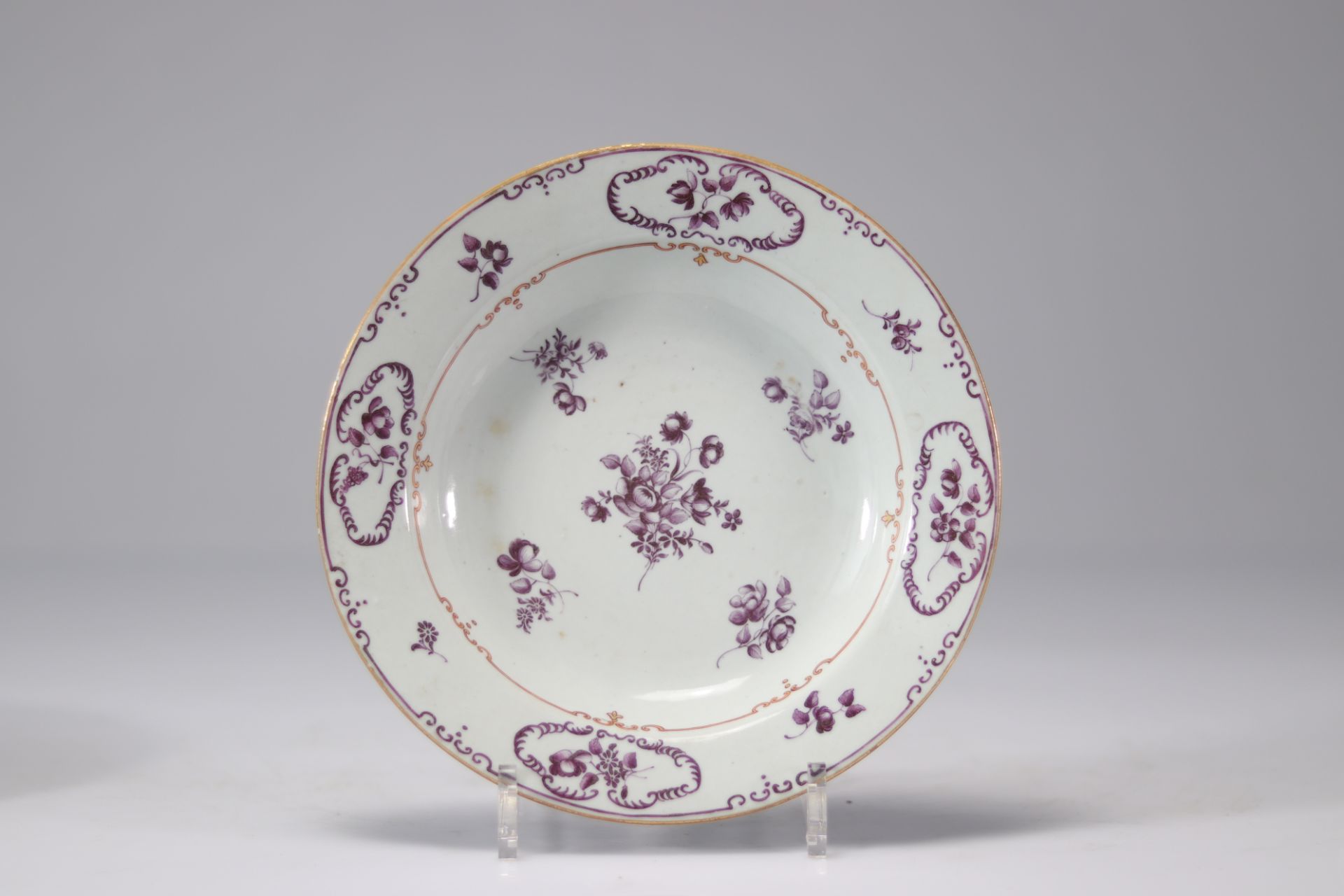 Plates (4) in Chinese porcelain Compagnie des Indes - Image 4 of 6
