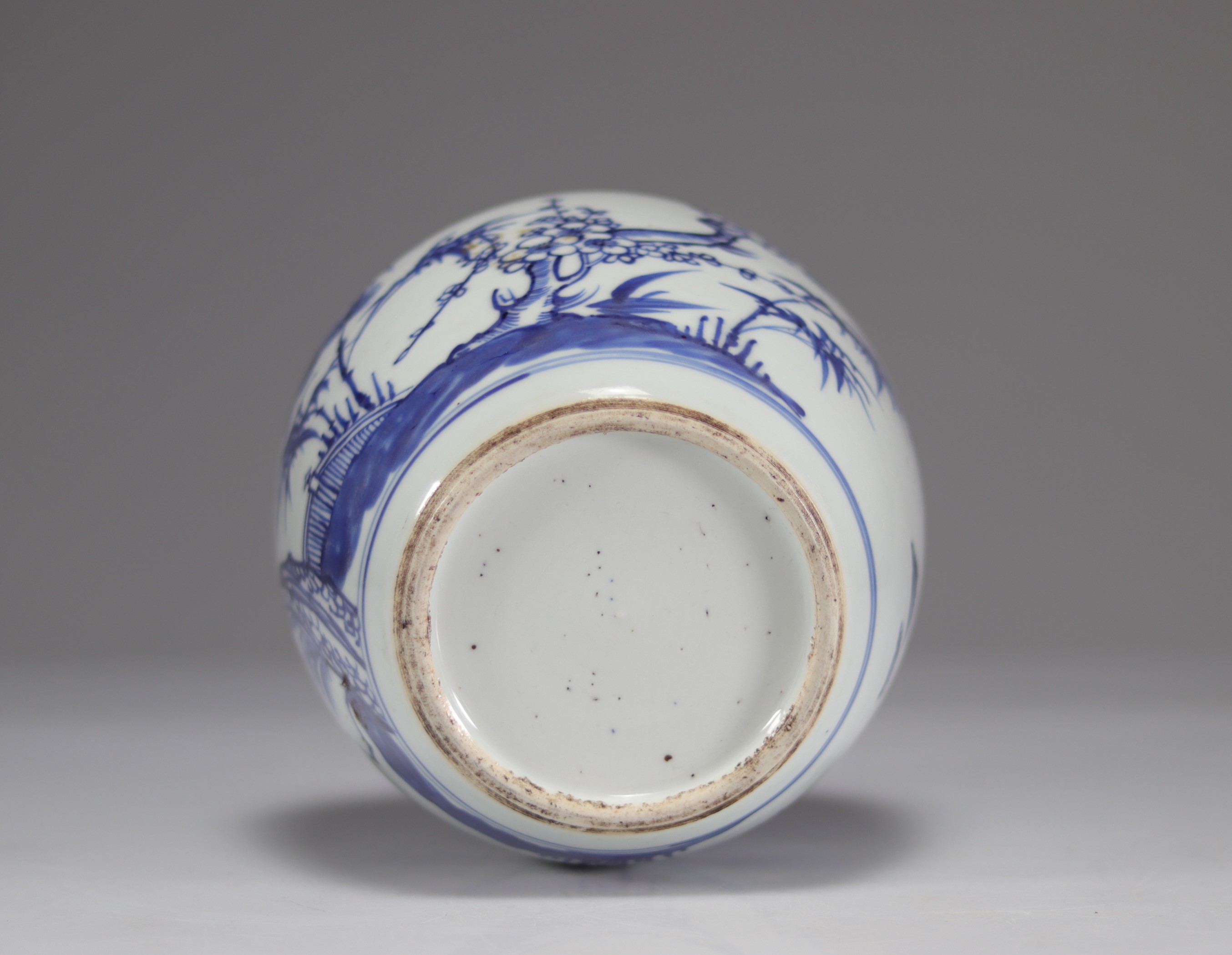 Blue white Chinese porcelain vase, Yong Zheng period - Image 7 of 7