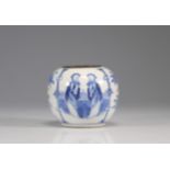 White blue porcelain ball vase Kangxi brand