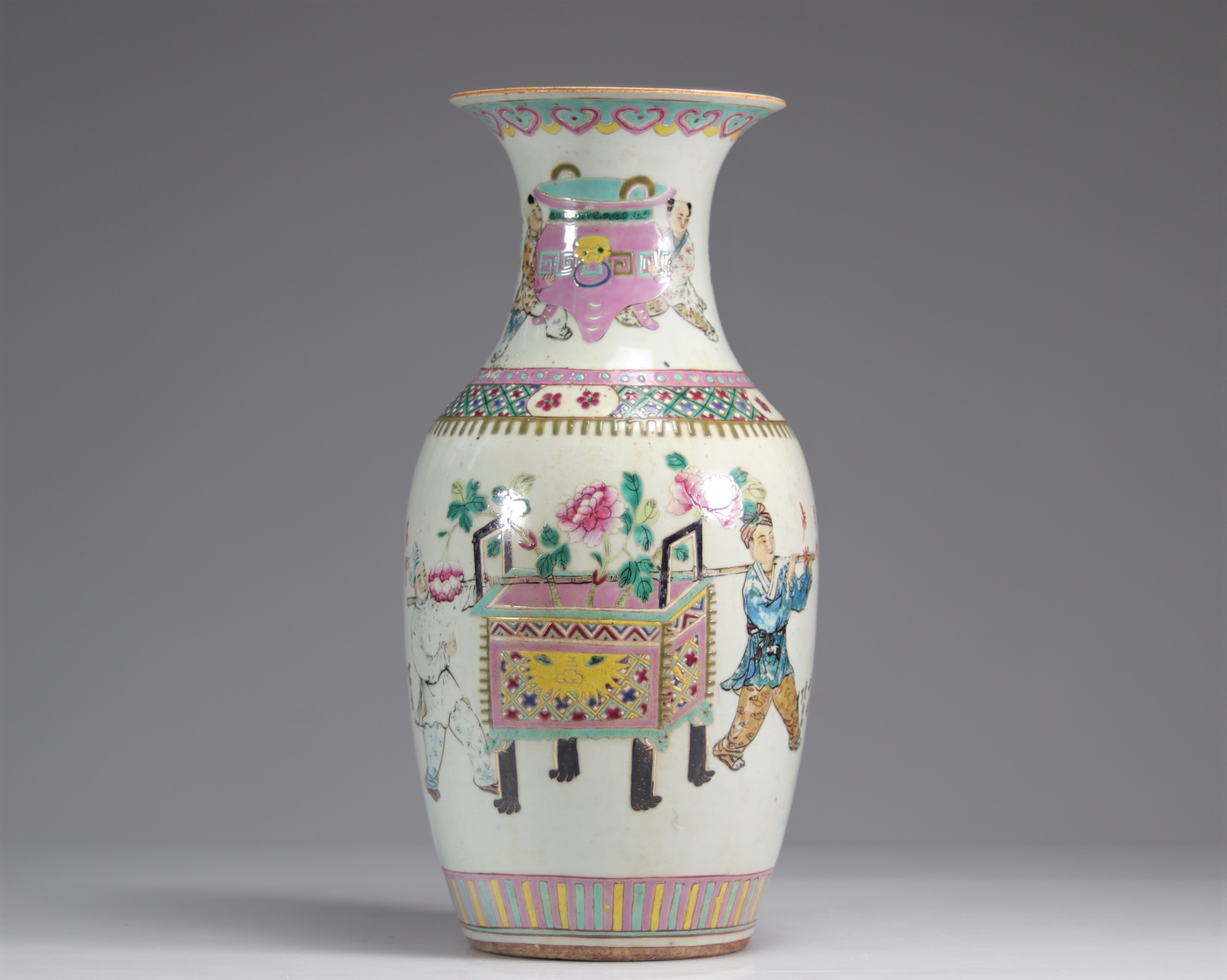 19th century Chinese porcelain vase - Image 2 of 7