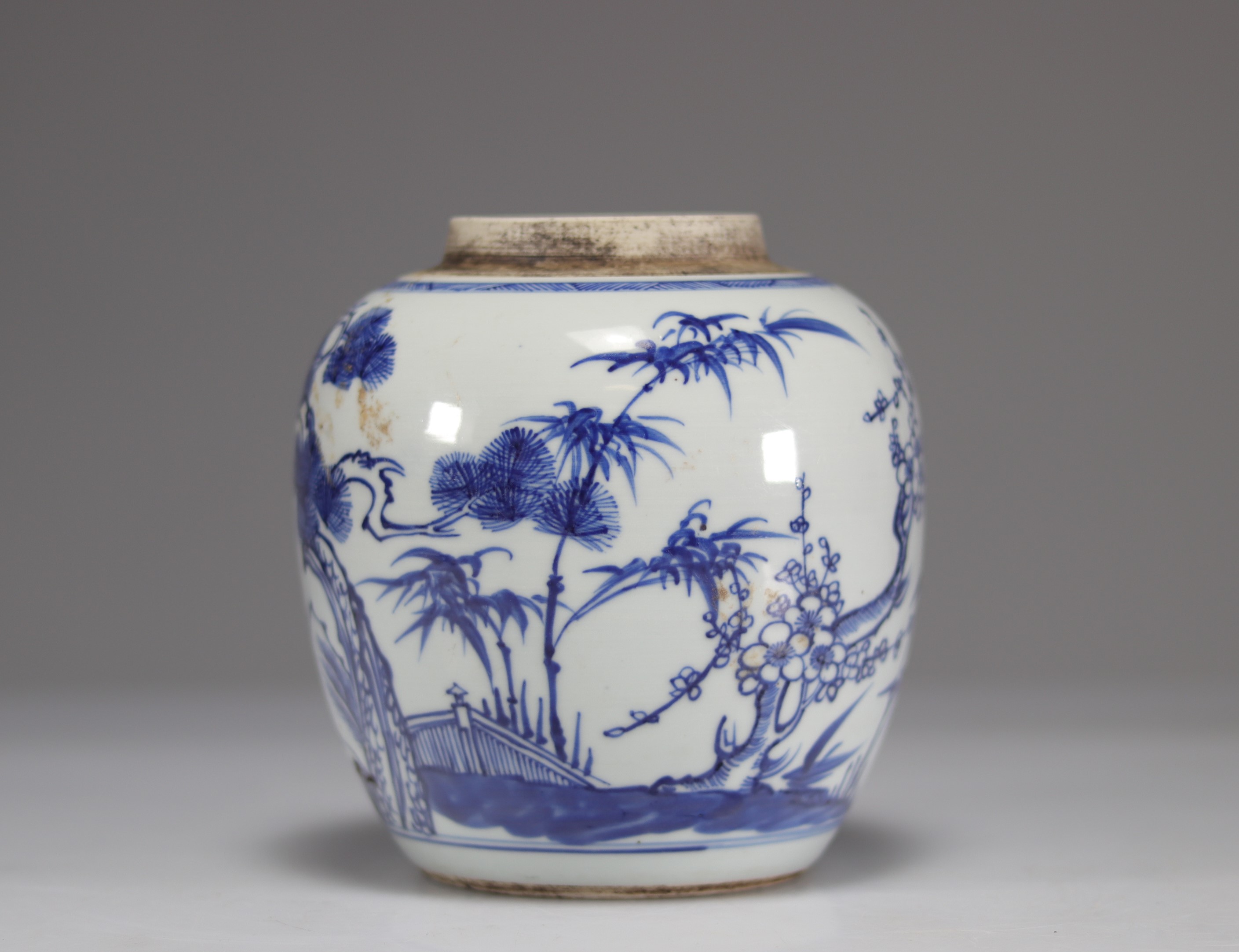 Blue white Chinese porcelain vase, Yong Zheng period - Image 5 of 7