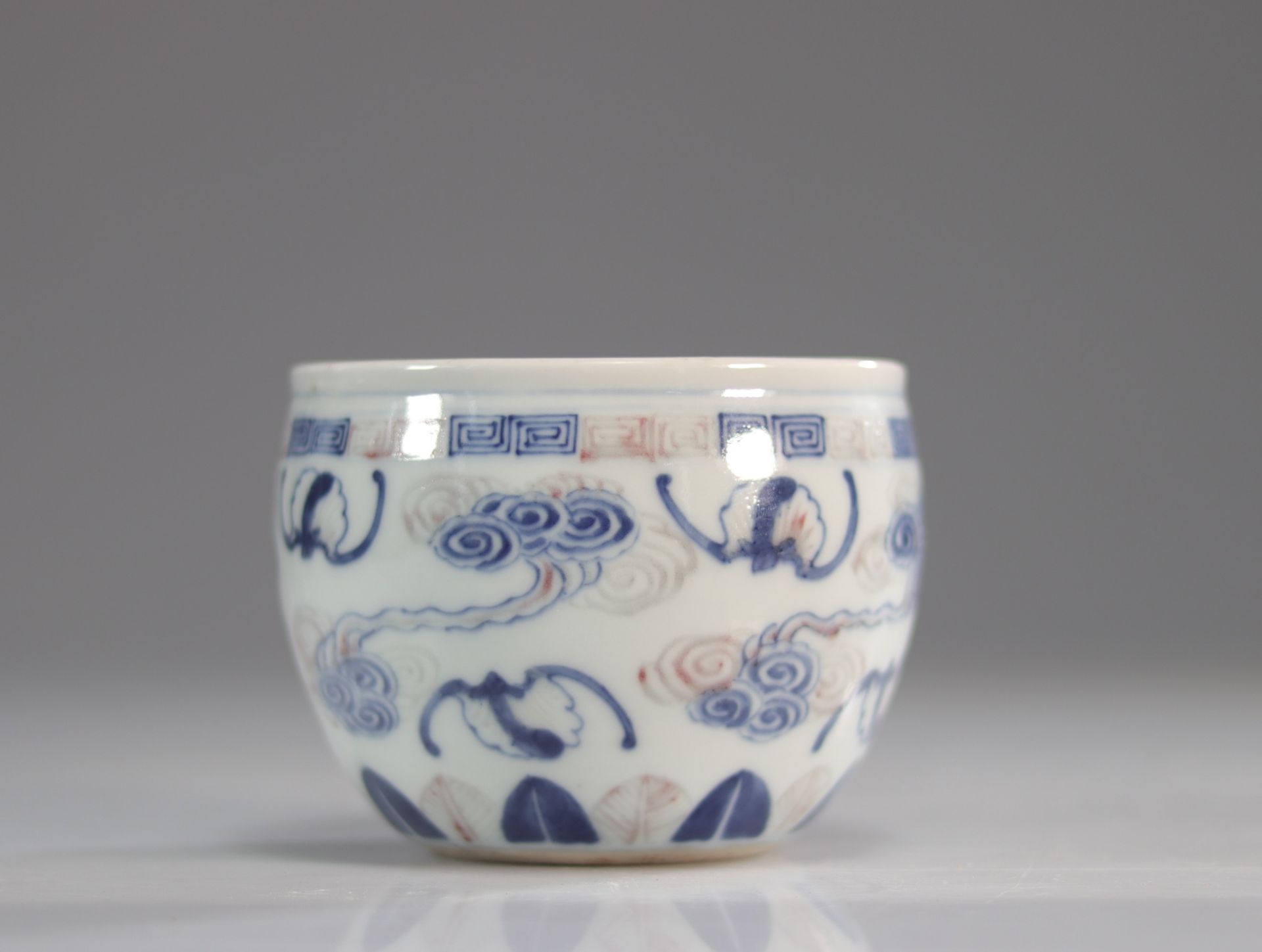 Beautiful brush rinser decorated with a bat brand wan li qing period - Image 4 of 5