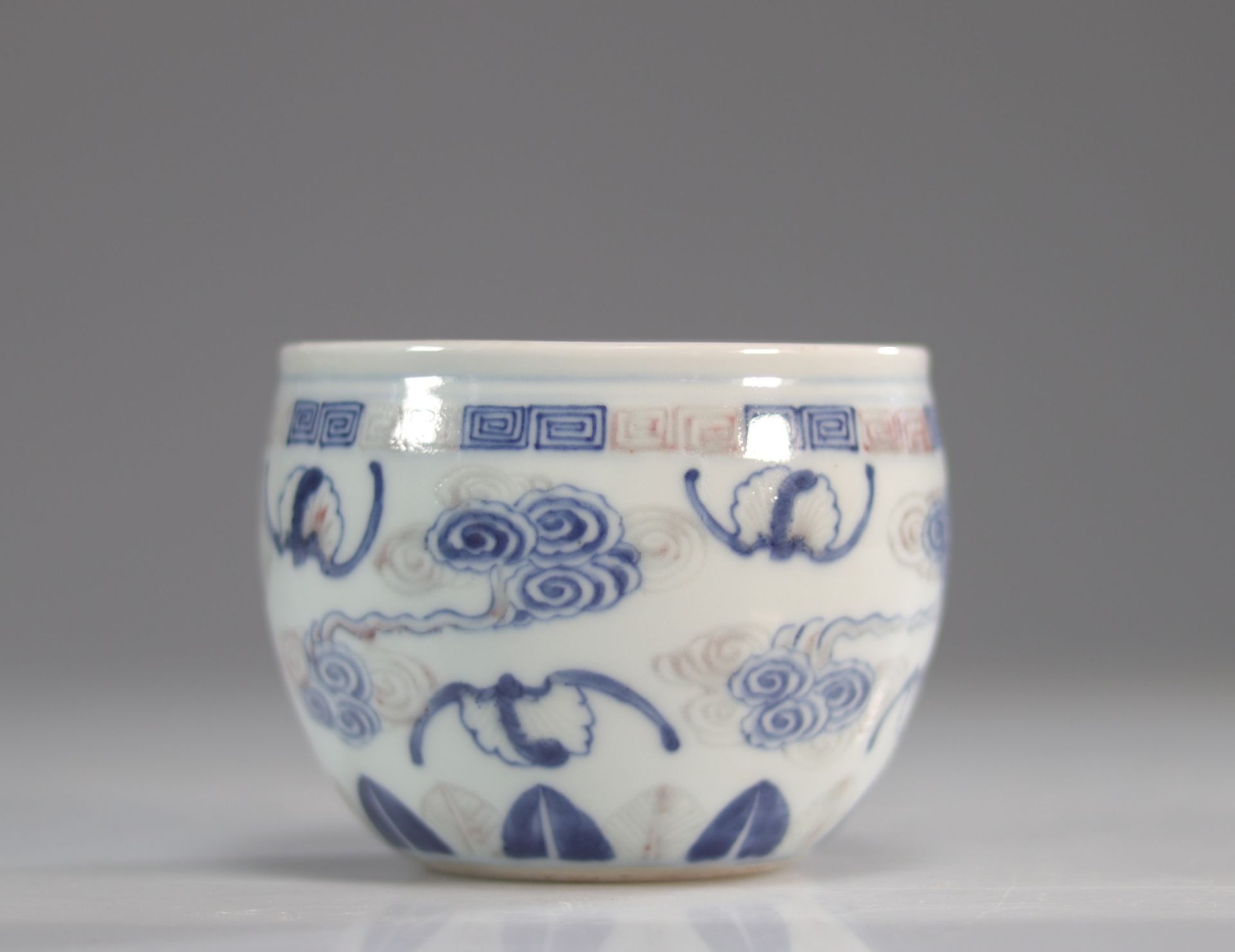 Beautiful brush rinser decorated with a bat brand wan li qing period - Image 2 of 5