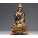 18/19th century Buddha in gilded wood originating from Thailand