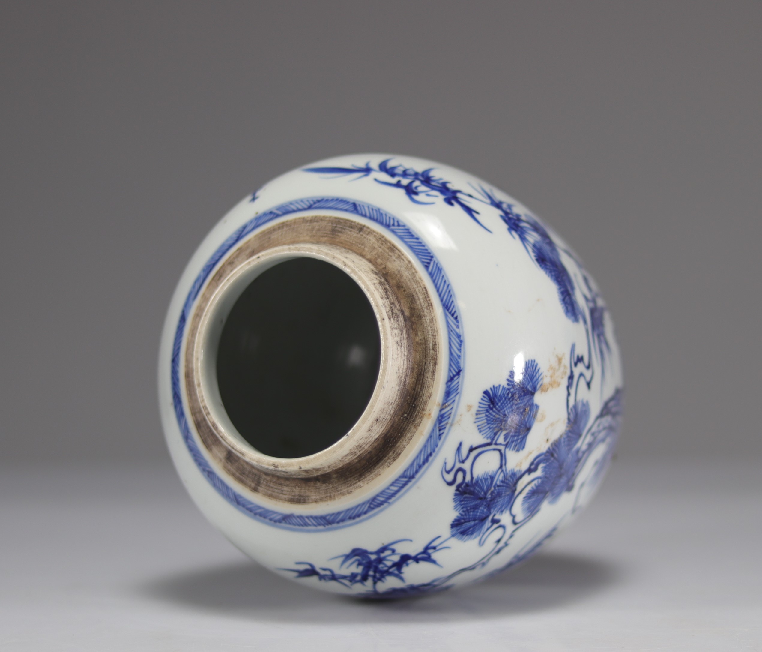 Blue white Chinese porcelain vase, Yong Zheng period - Image 6 of 7