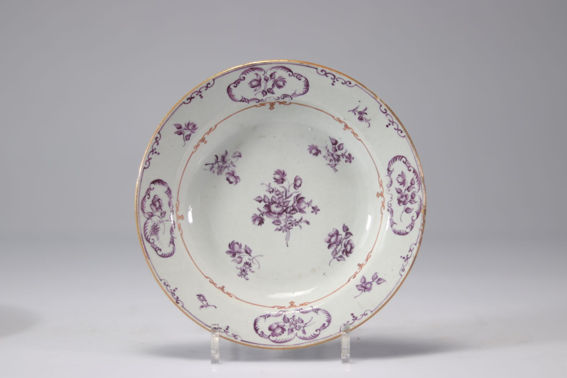 Plates (4) in Chinese porcelain Compagnie des Indes - Image 3 of 6