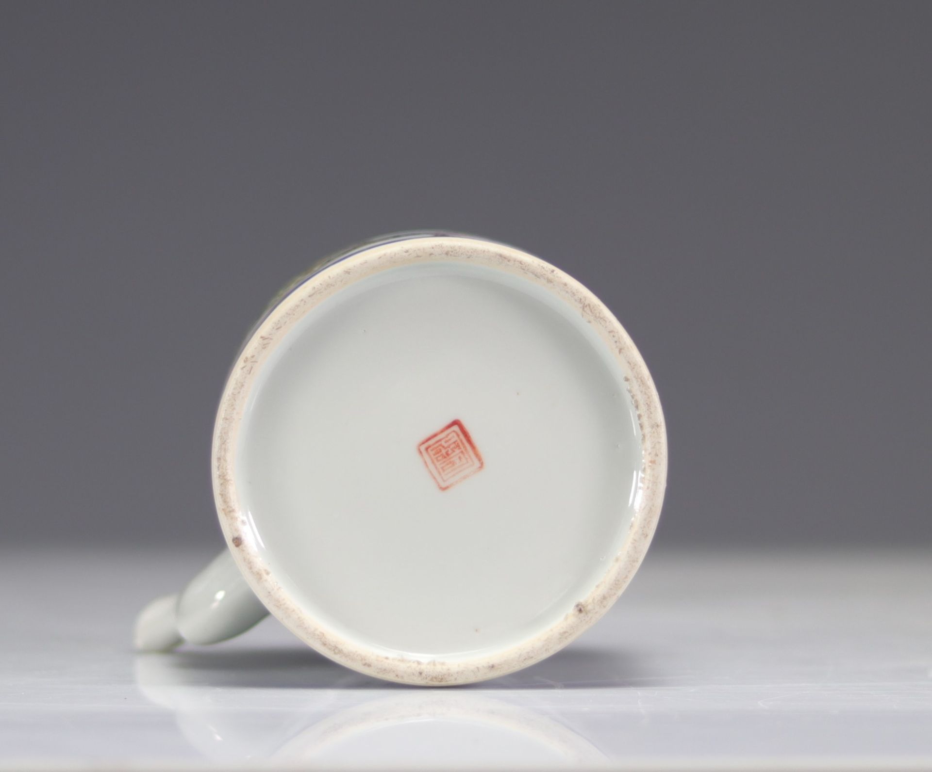 chinese qianjiang cai porcelain teapot - Bild 3 aus 5