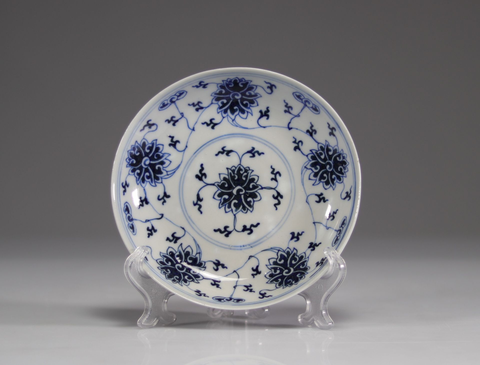 Pairs of blue white plates Kangxi brand - Image 3 of 5