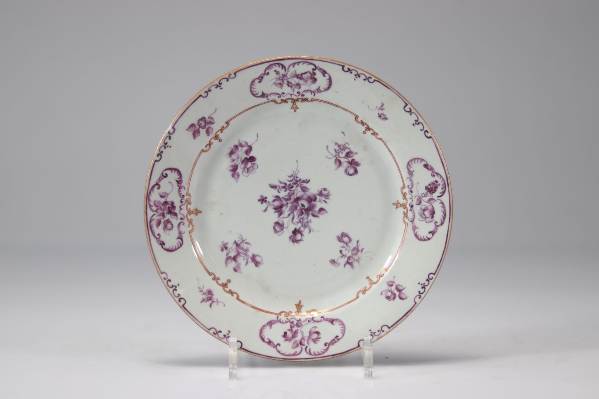 Plates (4) in Chinese porcelain Compagnie des Indes - Image 2 of 6