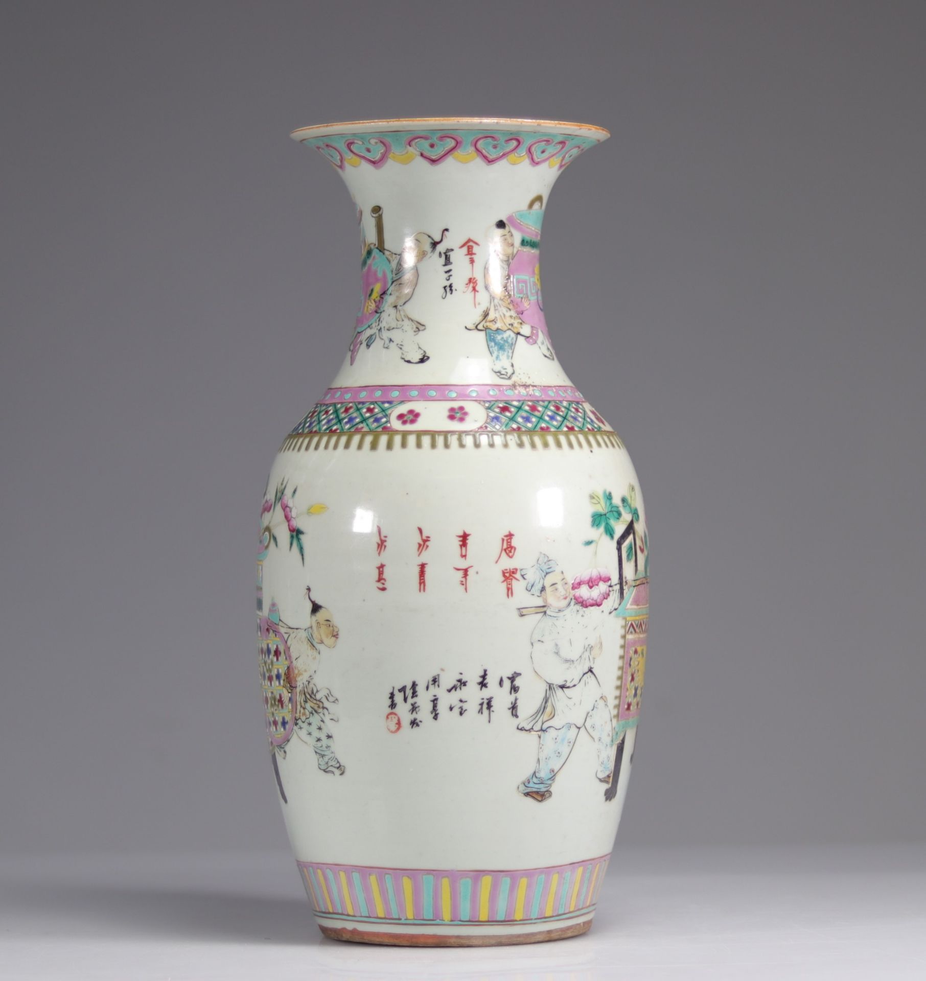 19th century Chinese porcelain vase - Bild 3 aus 7