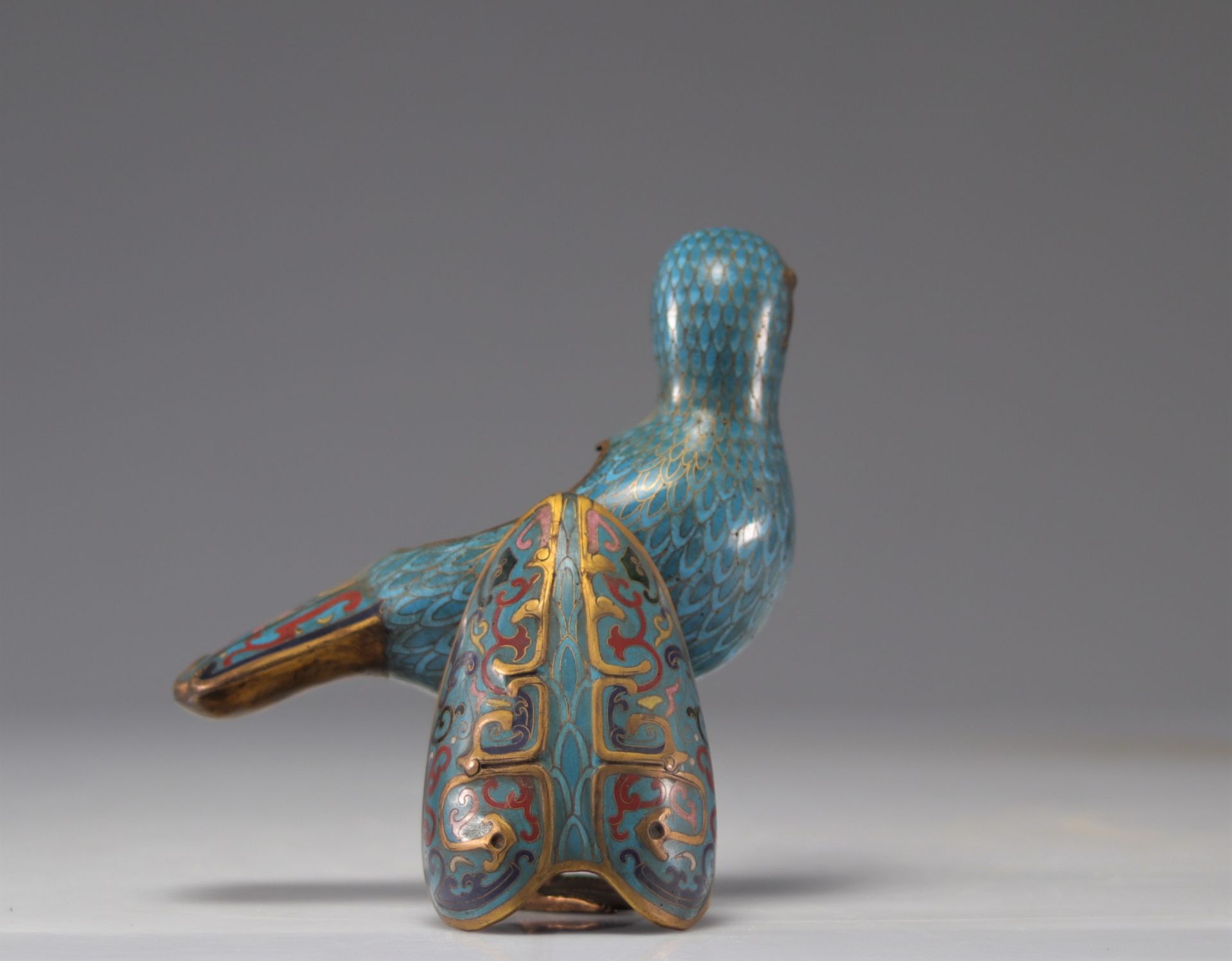 Perfume burner in cloisonne bronze, Republic period - Image 5 of 5