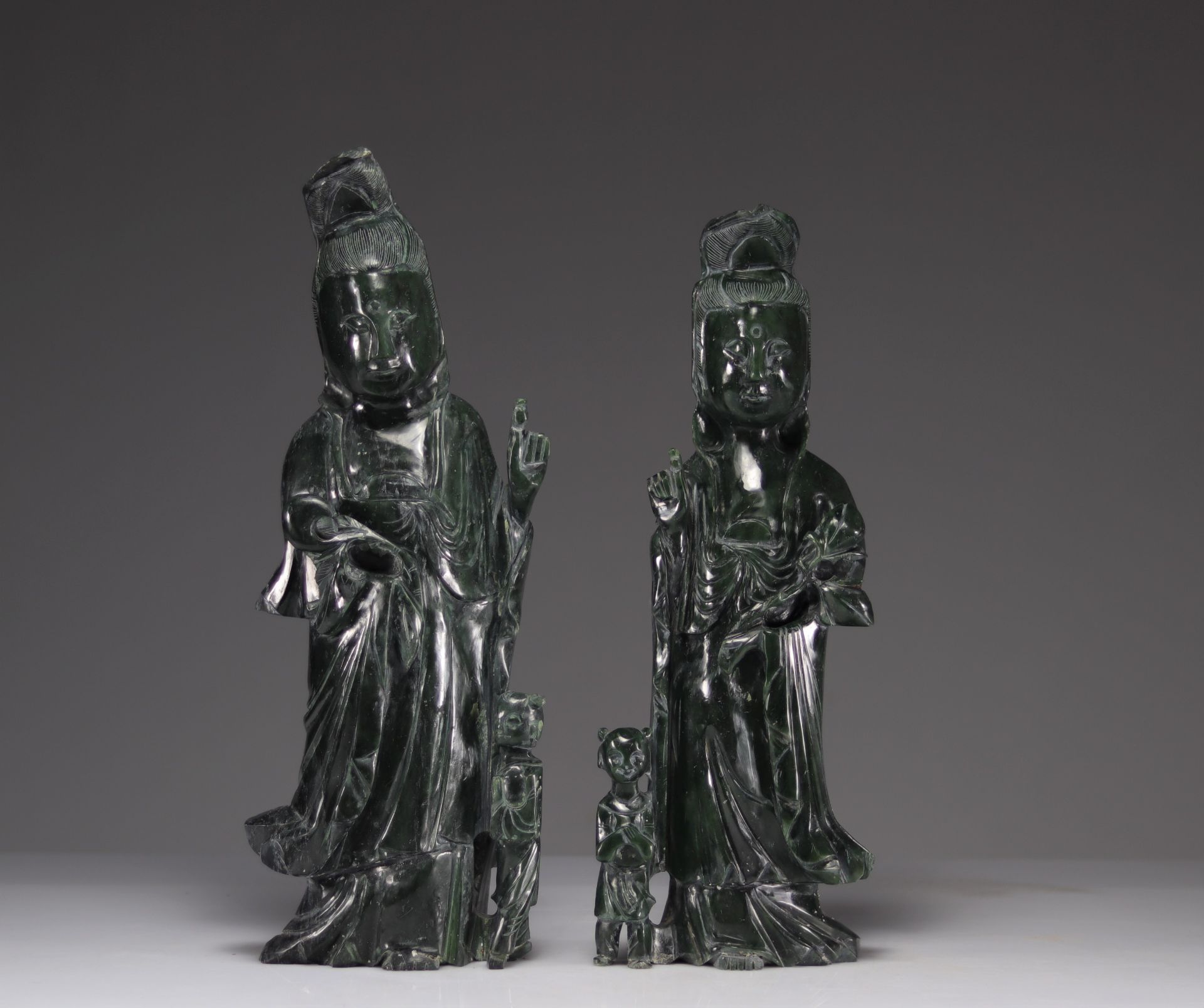 Guanyin Jade Carvings