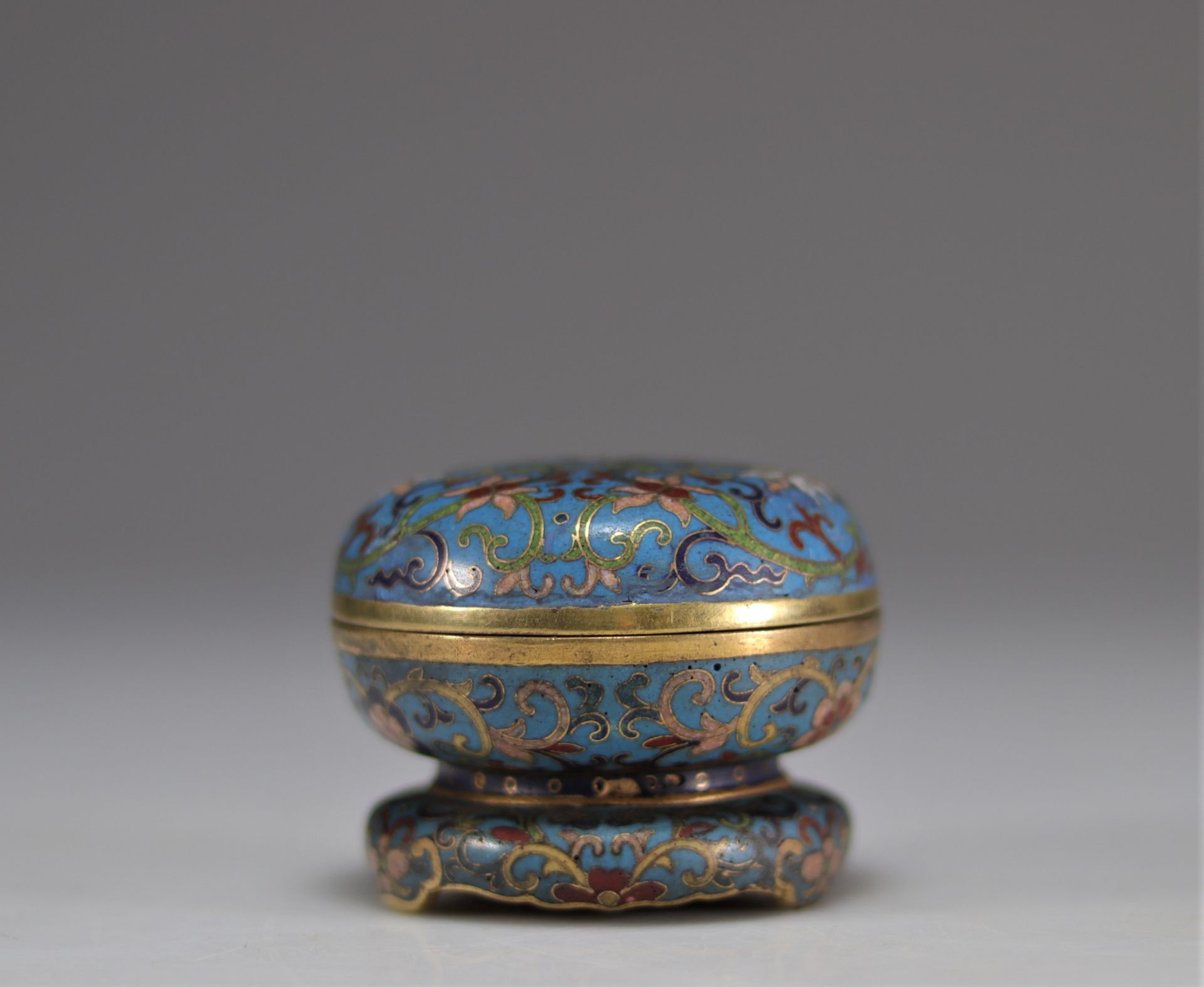 Cloisonne ink box, Qianlong mark and period - Image 5 of 5