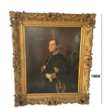 Very imposing painting of a 19th century officer